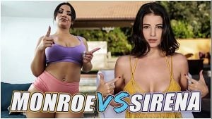 Bataille porno de vénézuéliennes: La Sirena 69 vs Rose Monroe